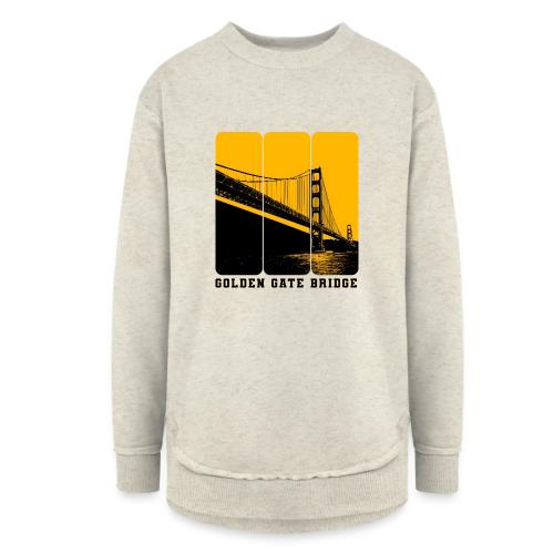Golden Gate Bold Icon - Women's Weekend Tunic Fleece Sweatshirt