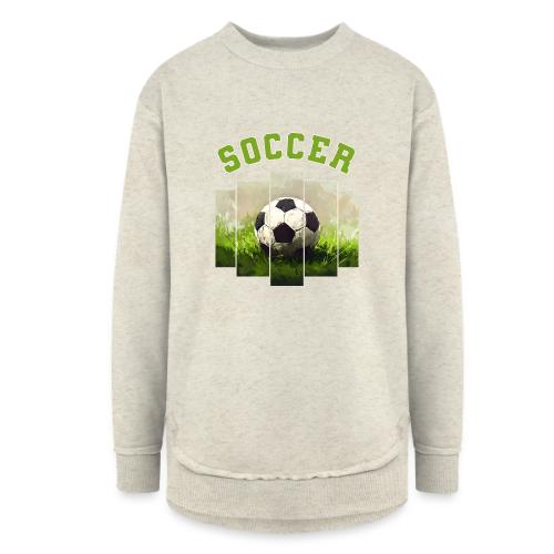 Soccer Focus - Women's Weekend Tunic Fleece Sweatshirt