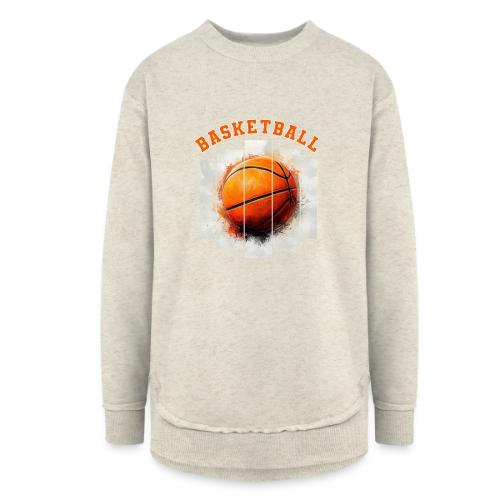 Basketball Element - Women's Weekend Tunic Fleece Sweatshirt