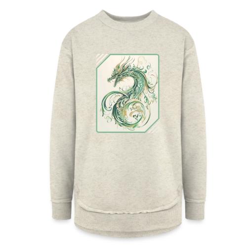 Brush of the Dragon - Women's Weekend Tunic Fleece Sweatshirt
