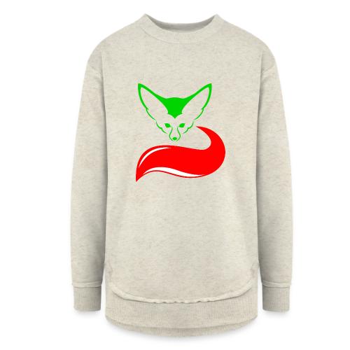 The Fennec, the Desert Fox of Algeria - Women's Weekend Tunic Fleece Sweatshirt