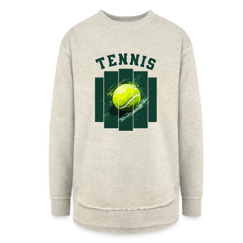 Tennis Motion - Women's Weekend Tunic Fleece Sweatshirt