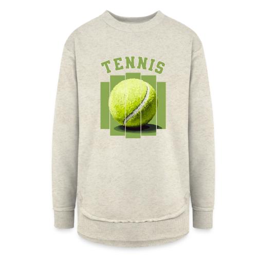 Tennis Minimal - Women's Weekend Tunic Fleece Sweatshirt