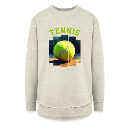 Tennis Vibes Only - Women's Weekend Tunic Fleece Sweatshirt
