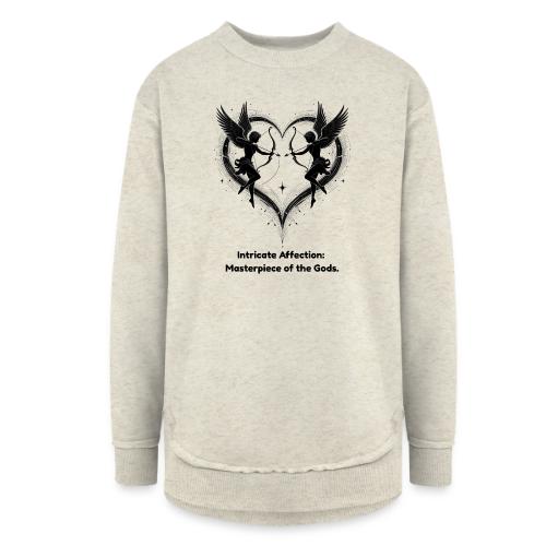Intricate Affection T-Shirt - Women's Weekend Tunic Fleece Sweatshirt
