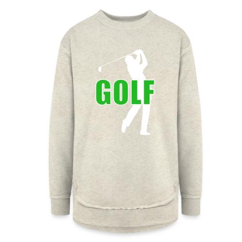 Golf: Classic Golf Motion - Women's Weekend Tunic Fleece Sweatshirt