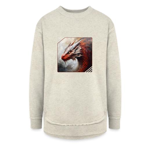 Mystic Dragon Realm - Women's Weekend Tunic Fleece Sweatshirt