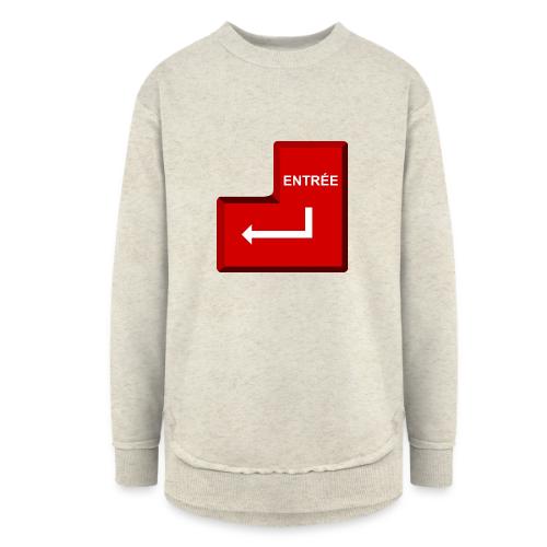 Press Enter - Women's Weekend Tunic Fleece Sweatshirt