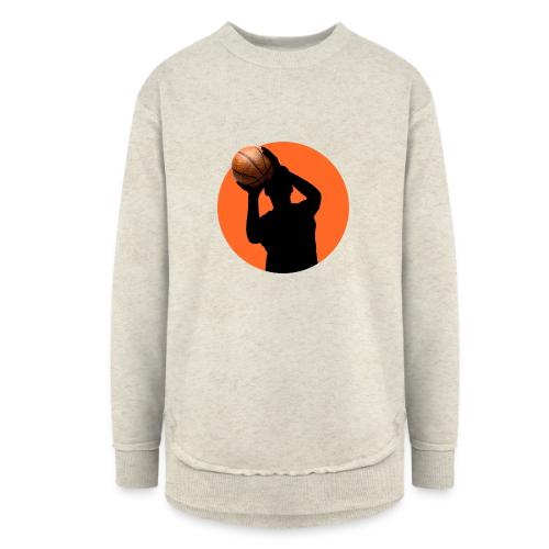 Basketball: Focused Precision - Women's Weekend Tunic Fleece Sweatshirt