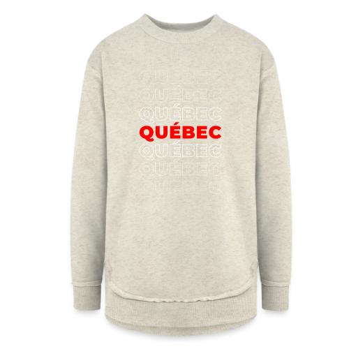 Quebec Declaration - Women's Weekend Tunic Fleece Sweatshirt