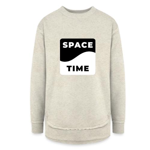 Space-time: Warped Reality - Women's Weekend Tunic Fleece Sweatshirt
