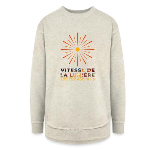 Speed of light - Women's Weekend Tunic Fleece Sweatshirt