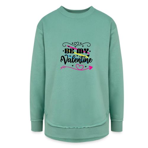 Be My Valentine - Colourful - Women's Weekend Tunic Fleece Sweatshirt