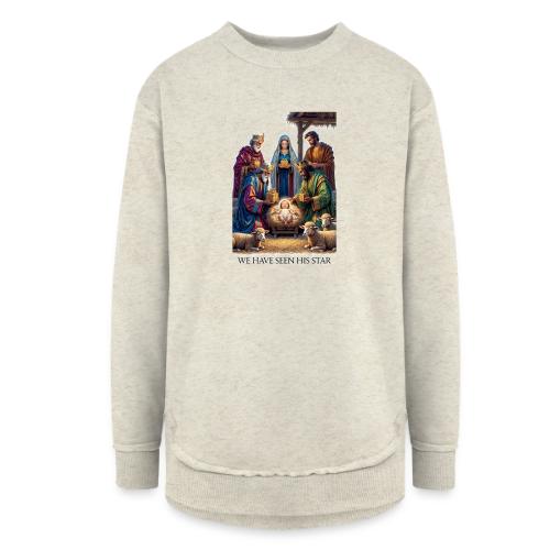Three Wise Men T-Shirt - Women's Weekend Tunic Fleece Sweatshirt