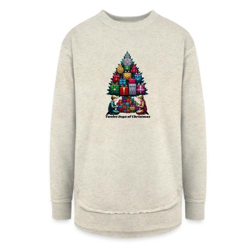 Twelve Days of Gifts T-Shirt - Women's Weekend Tunic Fleece Sweatshirt
