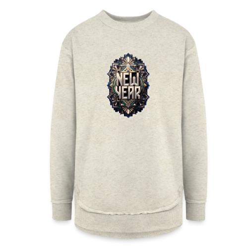 Evergreen New Year T-Shirt - Women's Weekend Tunic Fleece Sweatshirt