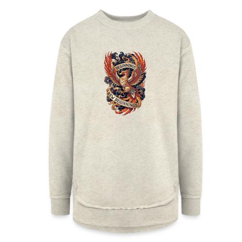 Phoenix New Year T-Shirt - Women's Weekend Tunic Fleece Sweatshirt