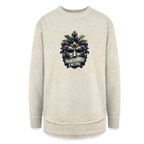 Masquerade Mask T-Shirt - Women's Weekend Tunic Fleece Sweatshirt