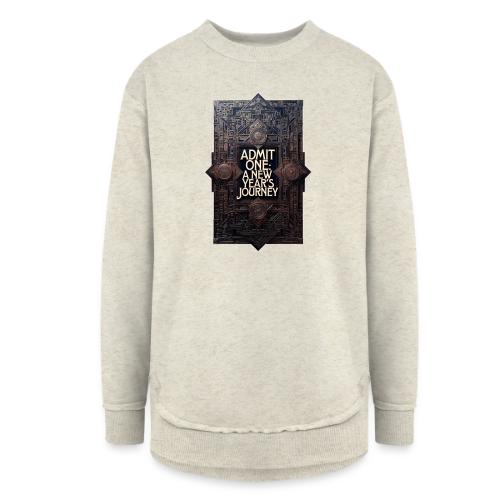 Art Deco VIP Pass T-Shirt - Women's Weekend Tunic Fleece Sweatshirt