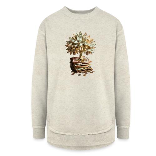 Dad Tax Collector T Shirt - Women's Weekend Tunic Fleece Sweatshirt