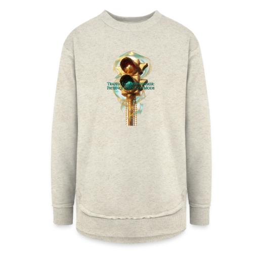 Traffic Light Whisperer T Shirt - Women's Weekend Tunic Fleece Sweatshirt
