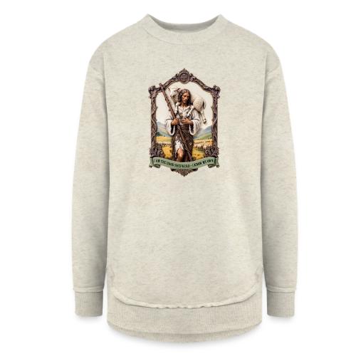 I Am The Good Shepherd T Shirt, Christian Gift - Women's Weekend Tunic Fleece Sweatshirt