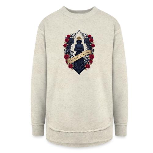 Women’s Day Thorn Crown T Shirt, Gift for Sister - Women's Weekend Tunic Fleece Sweatshirt