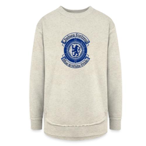Chelsea Fortress T Shirt, Soccer City Pride Gift - Women's Weekend Tunic Fleece Sweatshirt