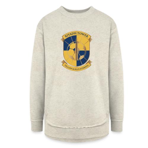 Riyadh Tower Premium T Shirt, Football Pride Gift - Women's Weekend Tunic Fleece Sweatshirt