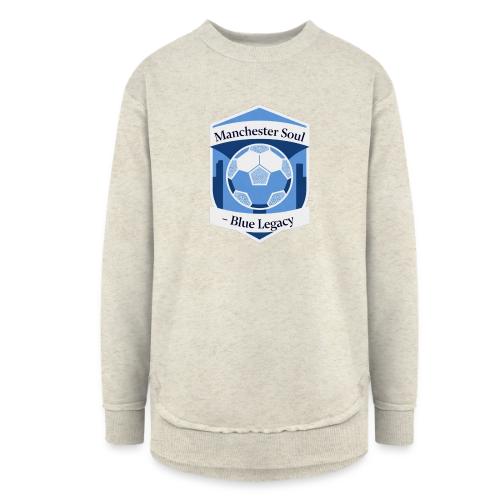 Manchester Soul Soccer City Emblem T Shirt, Gift - Women's Weekend Tunic Fleece Sweatshirt