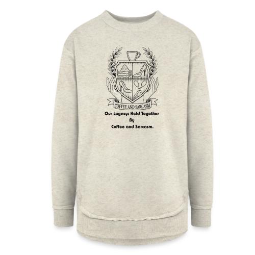 Sarcastic Mom T-Shirt, Mug - Women's Weekend Tunic Fleece Sweatshirt