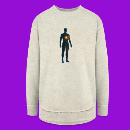 Glowing Chest Personl - Women's Weekend Tunic Fleece Sweatshirt