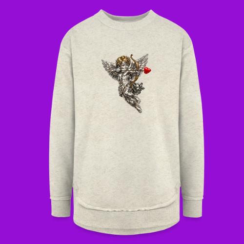 Metallic Cupid - Women's Weekend Tunic Fleece Sweatshirt