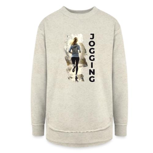 Jogging: Run into Motion - Women's Weekend Tunic Fleece Sweatshirt