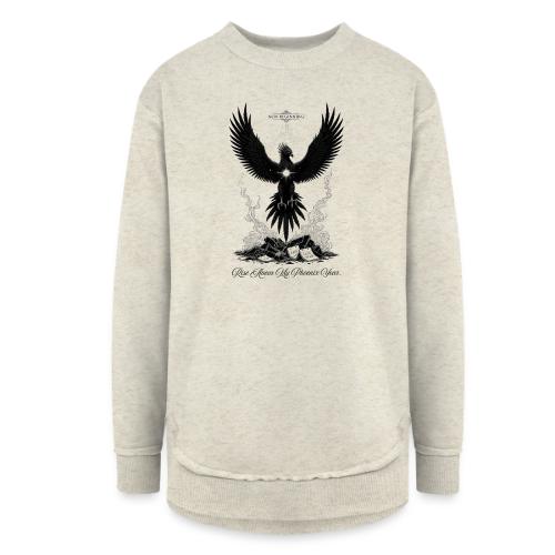 The Phoenix of Renewal T-Shirt - Women's Weekend Tunic Fleece Sweatshirt