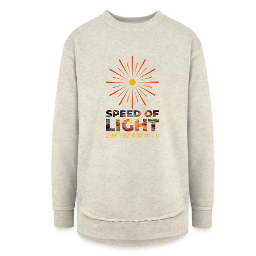 Speed of light - Women's Weekend Tunic Fleece Sweatshirt