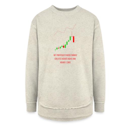 Technical Analysis Trading T-Shirt| Sarcastic - Women's Weekend Tunic Fleece Sweatshirt