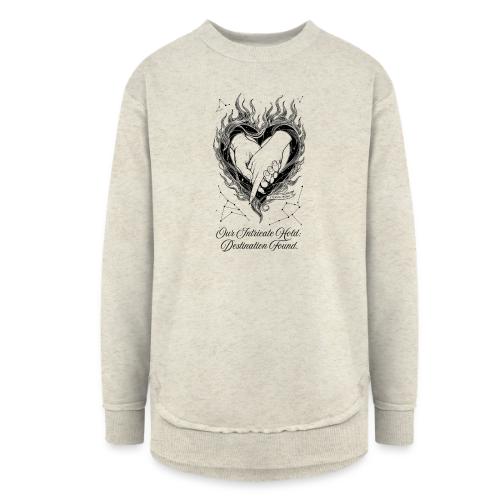 Intricate Hold T-Shirt, Mug, & Leggings - Women's Weekend Tunic Fleece Sweatshirt
