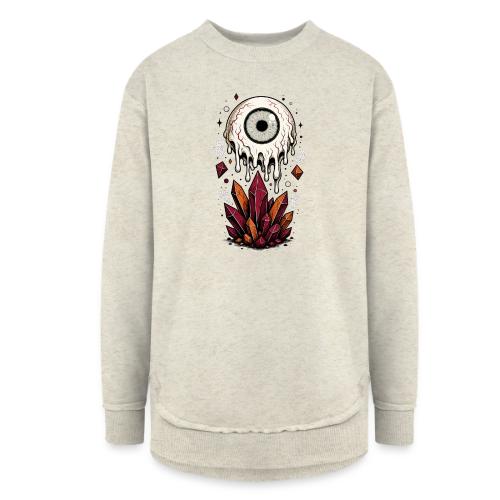 Melting Eyeball - Women's Weekend Tunic Fleece Sweatshirt