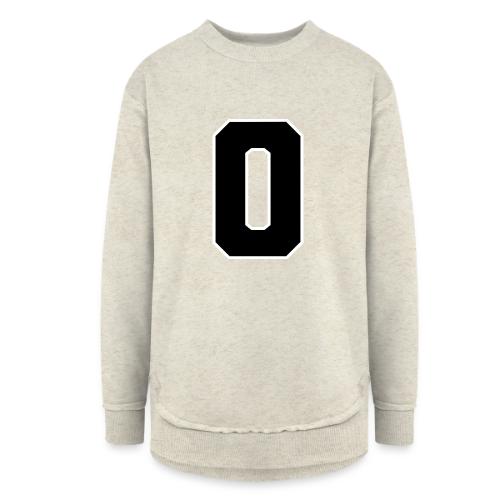 Varsity Letter O Collegiate Monogram - Women's Weekend Tunic Fleece Sweatshirt