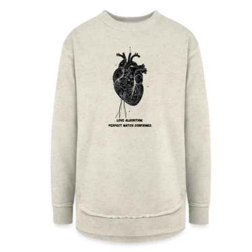 Love Algorithm T-Shirt - Women's Weekend Tunic Fleece Sweatshirt