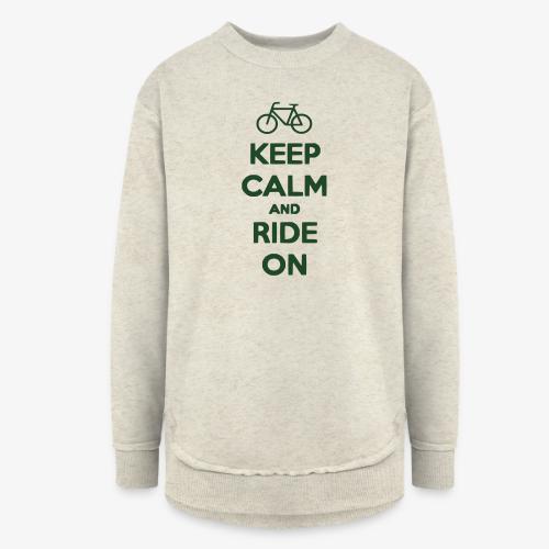 keep_calm_and_ride_on - Women's Weekend Tunic Fleece Sweatshirt