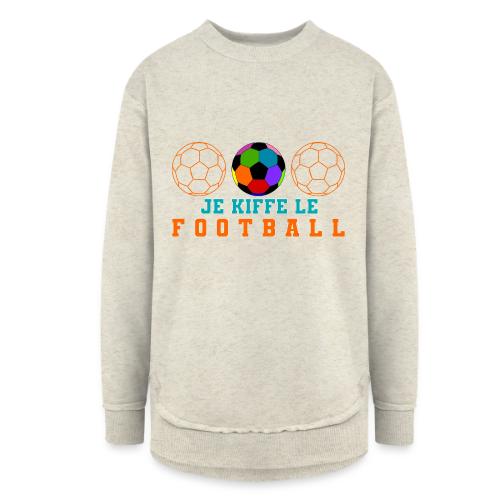I love football - Women's Weekend Tunic Fleece Sweatshirt