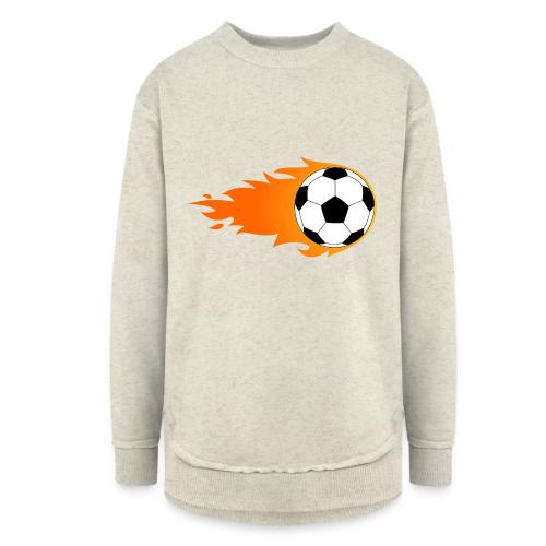 Soccer Ball - Women's Weekend Tunic Fleece Sweatshirt