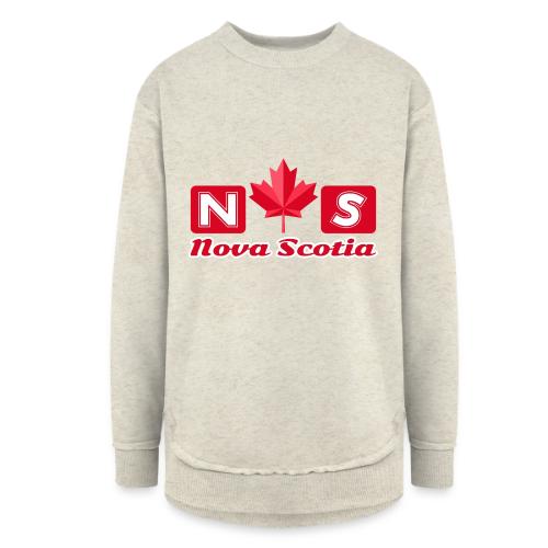 Nova Scotia, province of Canada - Women's Weekend Tunic Fleece Sweatshirt