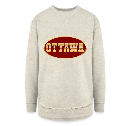 Golden Pulse – Ottawa - Women's Weekend Tunic Fleece Sweatshirt