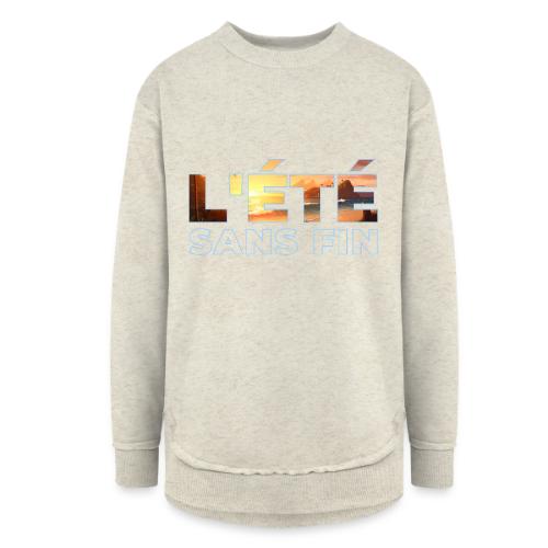 Golden Summer Atmosphere - Women's Weekend Tunic Fleece Sweatshirt