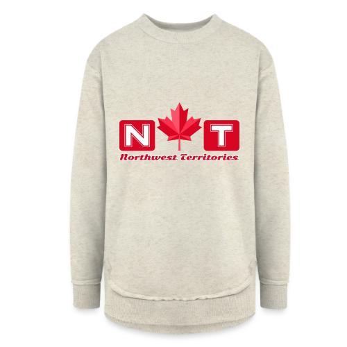 Canada: Northern Identity Emblem - Women's Weekend Tunic Fleece Sweatshirt