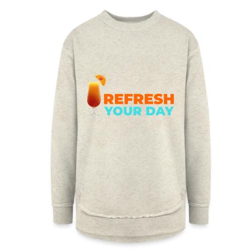 Daily Refresh - Women's Weekend Tunic Fleece Sweatshirt
