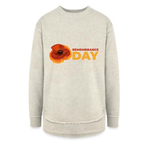 Remembrance Day - Women's Weekend Tunic Fleece Sweatshirt